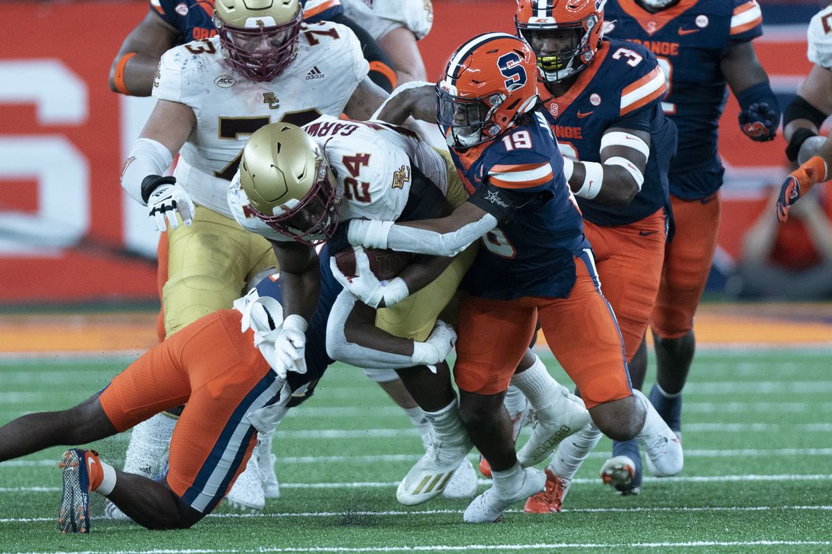hicks_jaylin's tweet photo. Excited to be visiting Syracuse University on April 7th, Cant wait! @CuseFootball @Joespags12 @ionafootball @DL_theHUNT @CoachNunz https://t.co/FopbB0ihjB