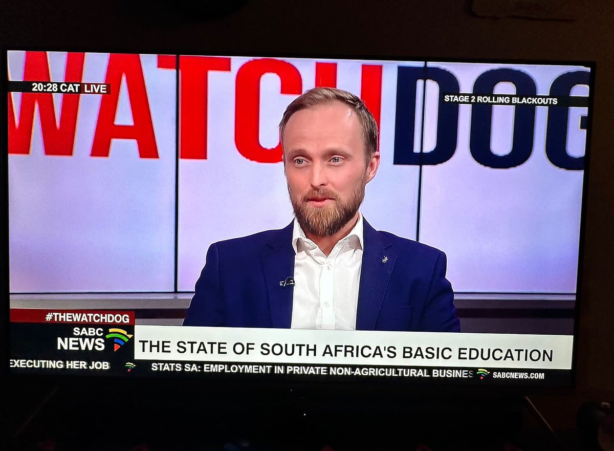 dbetvnews's tweet image. Dr Stephen Taylor, @DBE_SA Director of Research Monitoring spoke to @SABCNews channel 404's @vuyo_mvoko on the report of the state of our country's Basic Education. He says it highlights both the challenges and improvements that have taken place. #TheWatchDog @TheWatchdogSABC