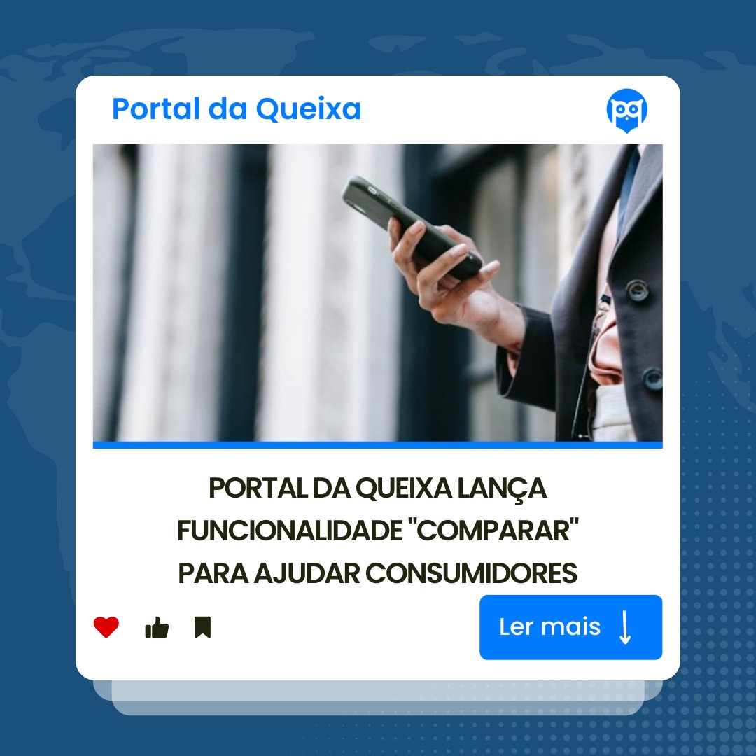 portaldaqueixa's tweet photo. Pesquisa, compara e compra!📲

Com a nossa nova funcionalidade, irás poder comparar marcas de uma forma rápida e direta, através de indicadores de performance das mesmas.

Experimenta através do link aqui em baixo👇
https://t.co/26E6B9MF8O

#portaldaqueixa https://t.co/ydSNiqRjJG
