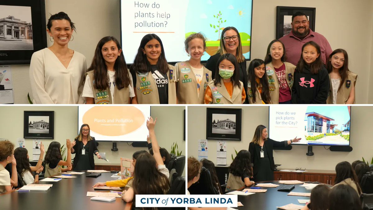 City of Yorba Linda on Twitter "Girl Scout Troup 6117 visited City