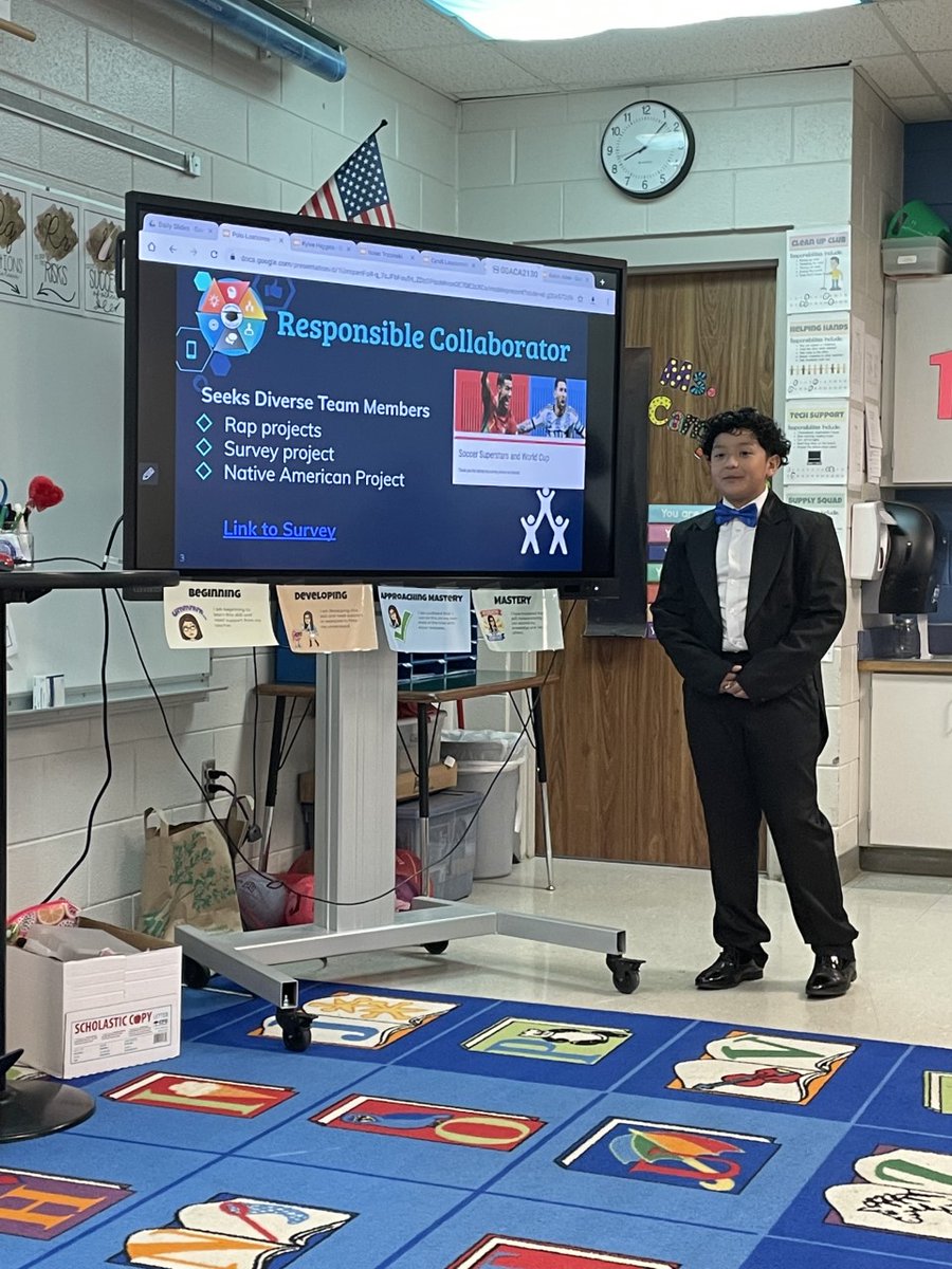 mrskirstinross's tweet photo. A morning well spent... listening to students proudly present about their authentic learning experiences and POG competencies. I am so impressed with the 5th graders at Heritage Elementary! #ExhibitionOfLearning #ProjectBasedLearning #PBL #DefenseofLearning #POG #Competencies https://t.co/5KDUKmm8bY