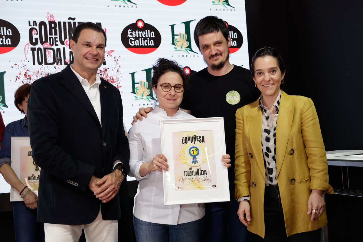 🍳 A alcaldesa da Coruña, Inés Rey, formou hoxe parte do xurado da gran final da primeira Ruta de Tapas CTV, organizada pola Asociación Provincial de Empresarios de Hostelería de A Coruña, no Mega de <a href="/estrellagalicia/">Estrella Galicia</a>

🥳 O restaurante Roots levou o primeiro premio