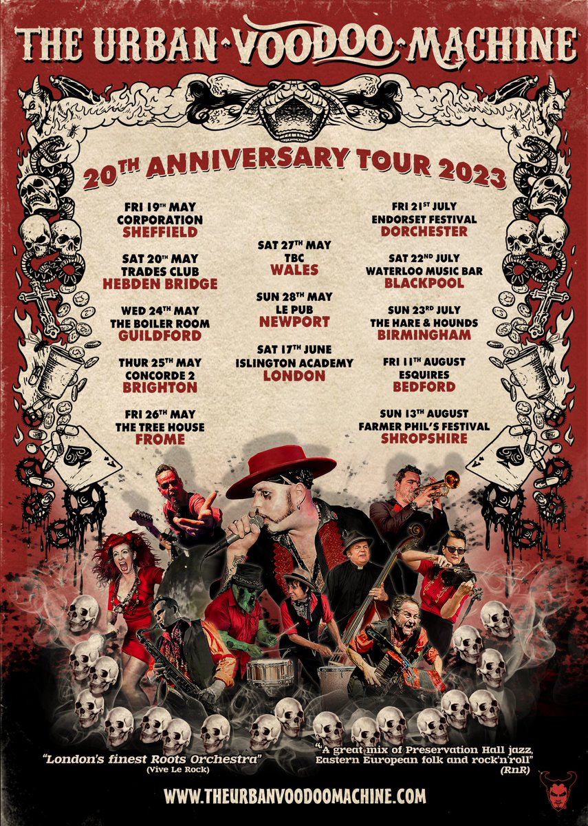 UVMLondon's tweet photo. Sisters &amp; Brothers!
Tickets for all these shows are now on sale with more being added! 

We look forward to seeing you on the road on our 20th Anniversary Tour!! https://t.co/dD9JOdOUBM