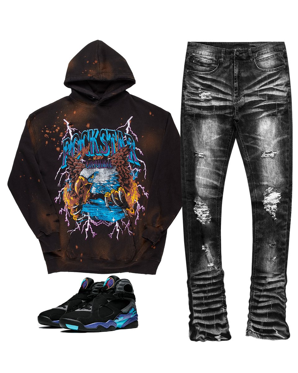 RockstarOriginl's tweet photo. Restocked on gray and black flare stacked jeans π
Stack jeans and hoody combos ft. Jordan 12 Wolf Grey, Dior 1 Jordan, and Jordan 8 Aqua π
Tap in for the widest selection and best website for stacked jeans π―
#stackedjeans #mensfashion #stackedpants #stackjeans #streetwear https://t.co/hKnyiNUvWU