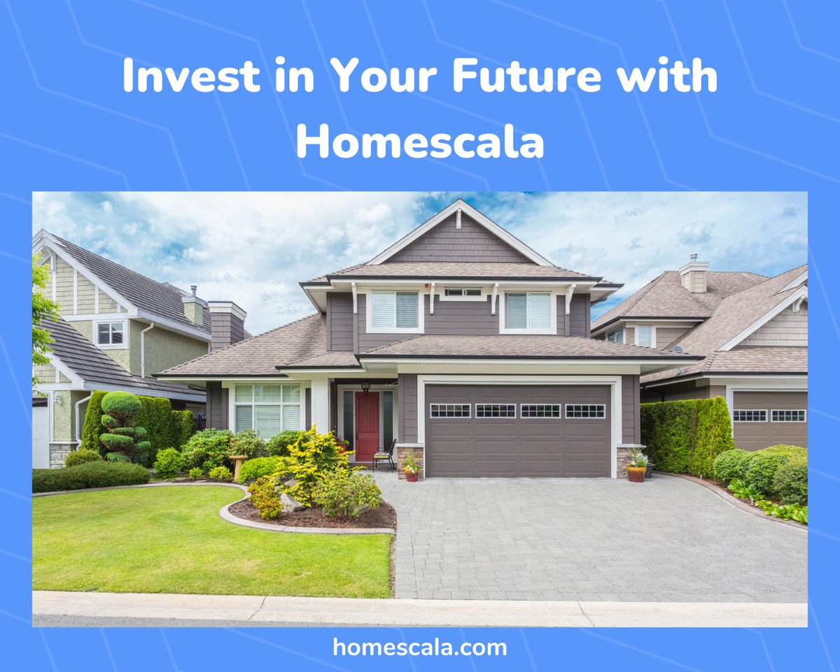 home_scala's tweet image. "🏡 Ready to invest in your future? Look no further than Homescala! #investinyourfuture #realestate 🌟💰"