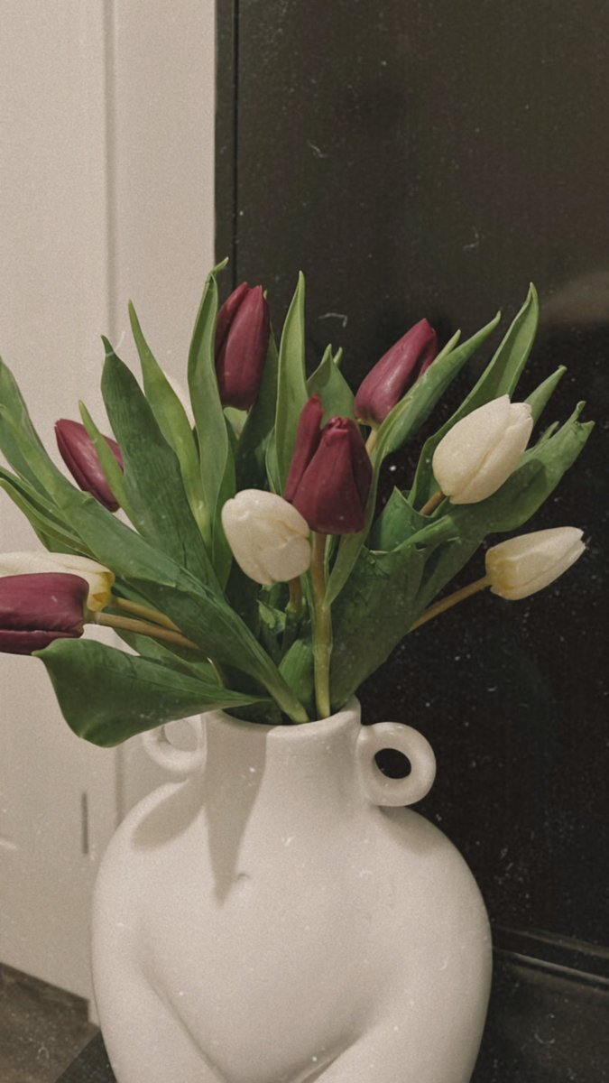 chlohodg's tweet photo. Masking my hurt heart with tulips coz they’re pretty and I needed a pick me up 🌷 https://t.co/TTlqUSoMC2