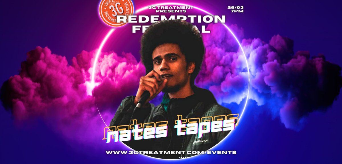 3GTreatment's tweet photo. NATES TAPES performing at #redemptionfestival https://t.co/OJ7BD94KTs via @NewCrossInn #live #show #london #lewisham https://t.co/xKzPn4ImK4
