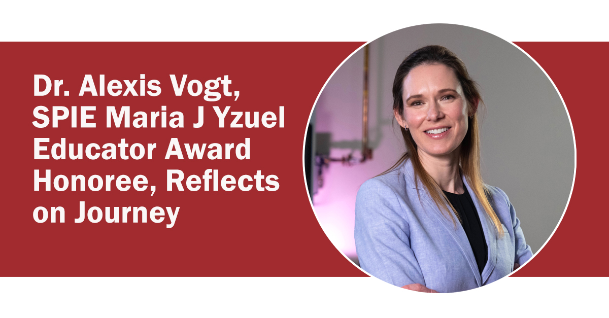 AmericomUSA's tweet photo. Join us in congratulating, Dr. Alexis Vogt, on receiving SPIE’s María J. Yzuel Educator Award! Dr. Vogt jump-started MCC’s Optics Technology Program and turned it into a national model. Find out how.
https://t.co/9U4RSUeqvT https://t.co/HI1vNtdydP
