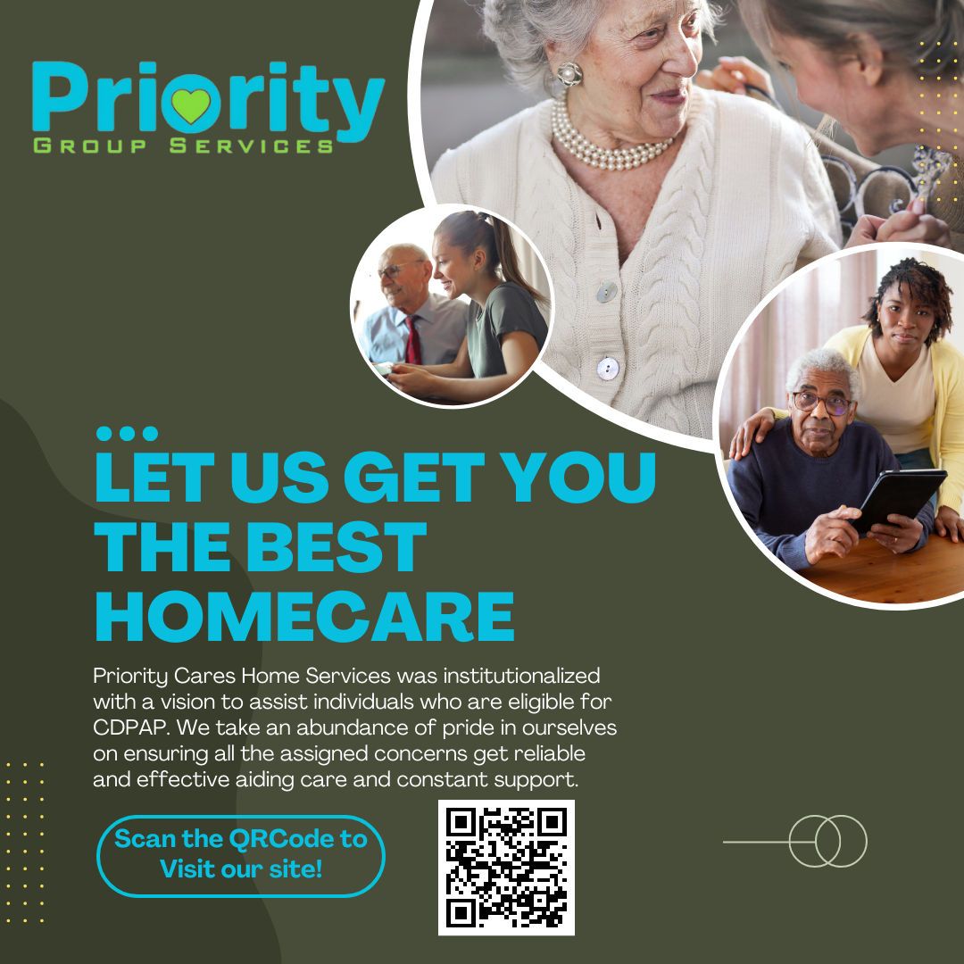 prioritygroups's tweet photo. At Priority Group Services, we are dedicated to helping those who qualify for CDPAP. Our top priority is providing reliable and effective care, along with constant support. We take great pride in our commitment to meeting all of your needs. #Prioritygroupsnj #CDPAP #HomeCare 🏠💚 https://t.co/4ZGwq9UYNs