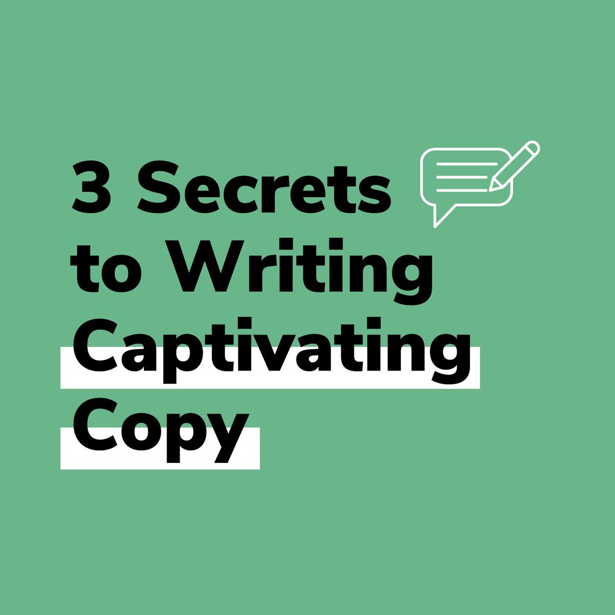 It's time to stop writing copy that falls flat and fails to engage your audience. Here are three lesser-known tips that you can use to write copy that captivates!:

1) Use power words.

2) Write for your ideal customer, not for everyone.

3) Incorporate sensory language.