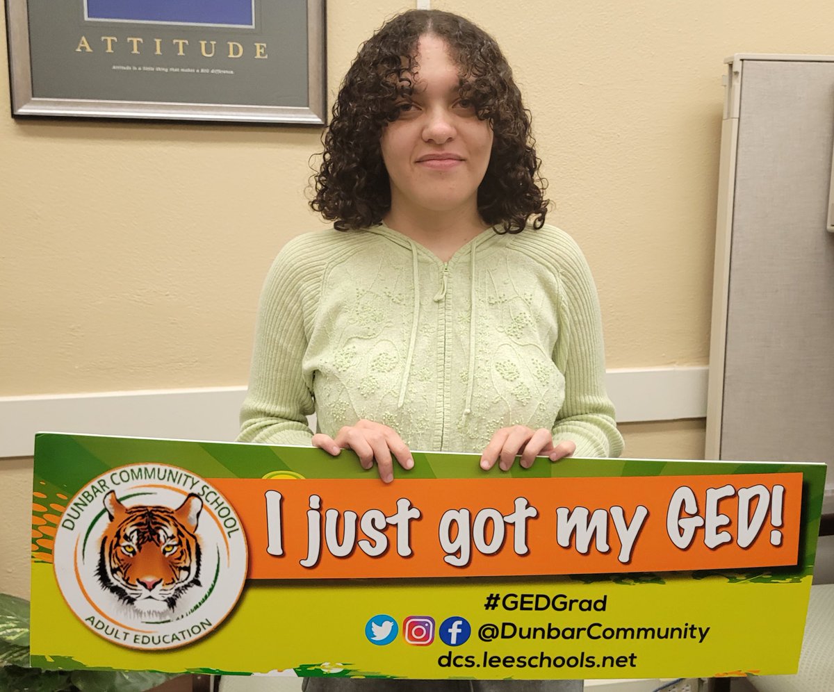 Jenacie Diaz is our 13th graduate this school year! Congratulations Jenacie, your future just got a little brighter! #DCS #GED #AdultEducationMatters
