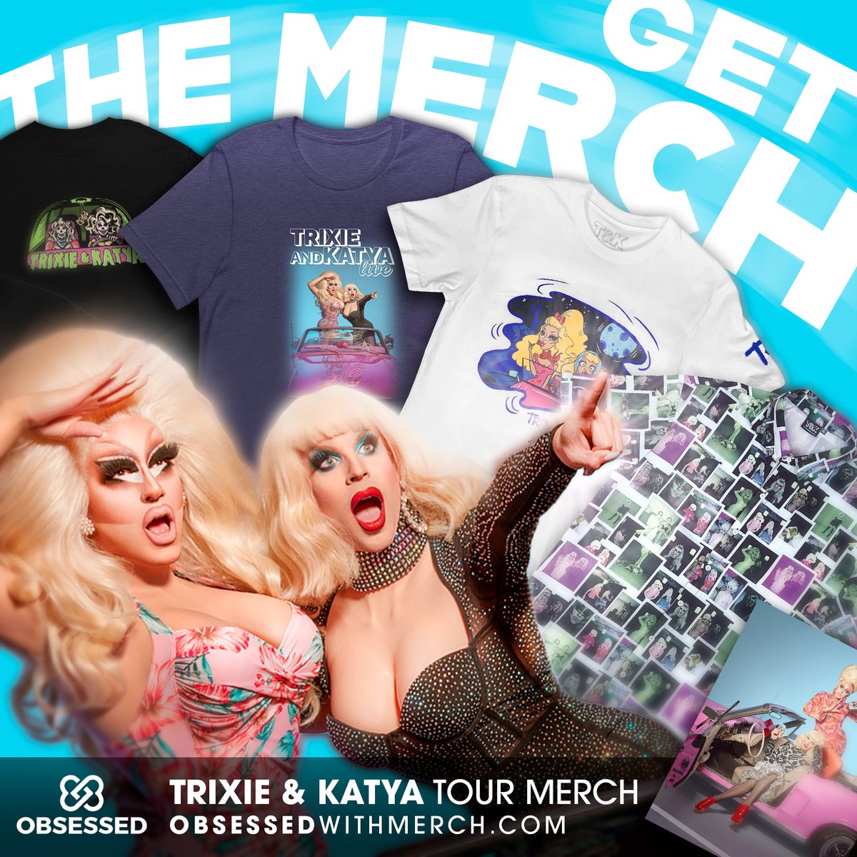 ObsessedINTL's tweet photo. All done with your #SpringCleaning and now have room for merch from your favorite #DragQueens? Head on over to https://t.co/2BxhiNJyfd and get tour exclusive merch today!
#ObsessedPresents #TourMerch #ObsessedWith #DragMerch #TrixieAndKatyaLive #SiblingRivalryLive #JunoBirch https://t.co/UqcR5s4VKt