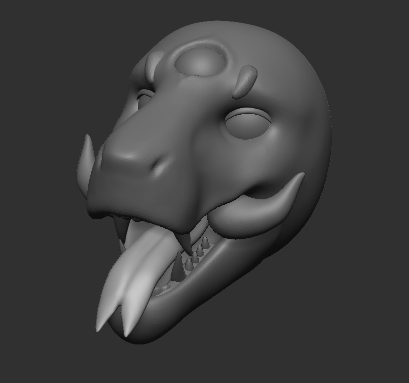 CrimbleVr's tweet photo. Heya everyone! Sorry for the silence since everything happened. I am close to releasing the new server and I am also currently working on the next model :D The model that was chosen was the Dragoat! Here is a small wip of the model so far https://t.co/UNOlGER97x