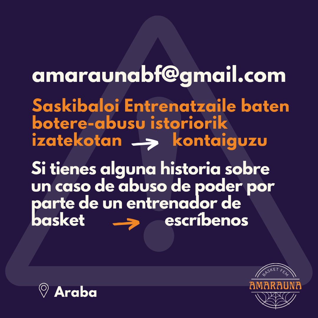 amaraunabf's tweet photo. ⚠️Os queremos pedir que nos ayudéis a compartir este tweet.
⚠️Txio hau partekatzeko laguntza eskatzen dizuegu. https://t.co/N7HUofwJB9