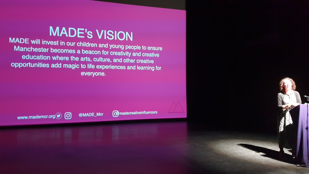 EmmaIllustrate's tweet photo. Had such a brilliant & inspiring day at @MADE_Mcr @Z_arts_mcr
"Exploring The Creative Potential for Manchester to become a UNICEF Child Friendly City"
So many inspiring speakers & fantastic to hear young people's perspectives. #CreativeInfluencers
Superb event! https://t.co/KDhiriFkrt