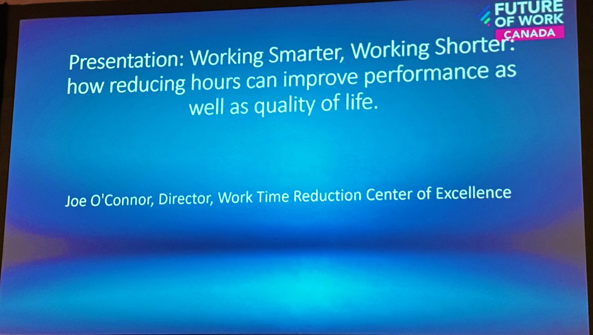 grace_tallon's tweet photo. Really interesting questions from the floor at the #FutureofWork Canada conference.

Canada is ready for a #WorkTimeReduction 🇨🇦

and the @WTRCoE is ready to support you on your journey to a #shorterworkingweek.

#ItsAboutTime #4DayWeek https://t.co/7SPIiSCnc0