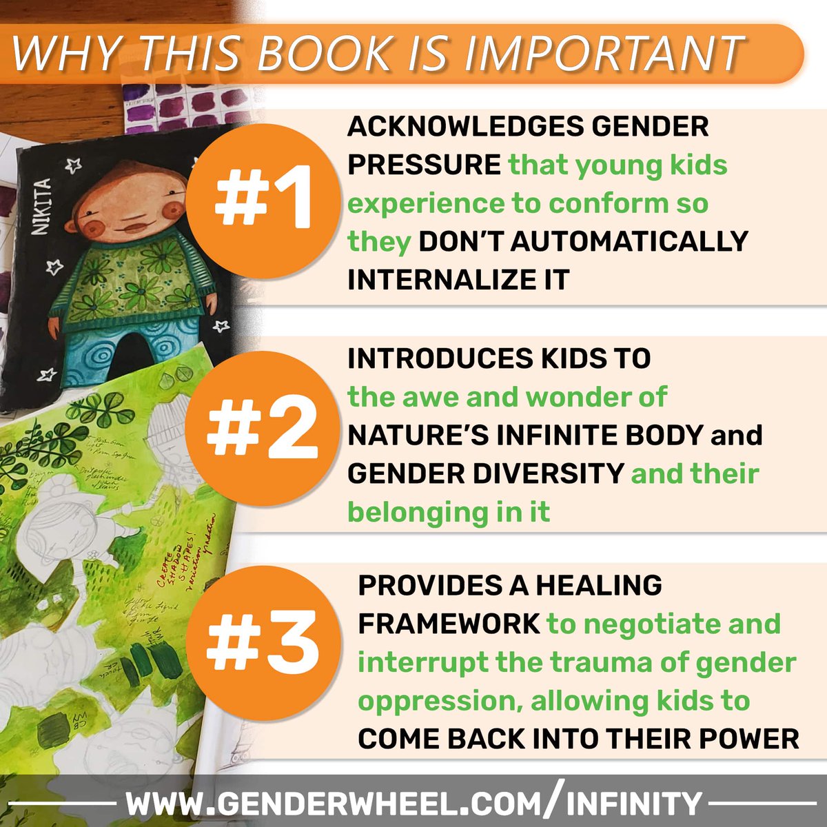 xicdyca's tweet photo. Just 4 days left to support The Gender & Infinity Book for Kids!!! 😍🌈 #reflectionpress Link: https://t.co/AjurhuMbuR https://t.co/IpMwEnQWij