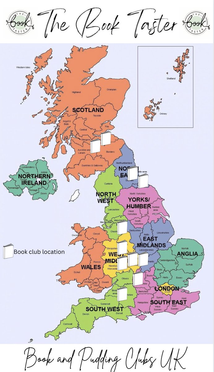 Thank you to <a href="/clotimms/">Chloe Timms</a> for sharing about our Edinburgh Book and Pudding Club. I have them running in 11 locations (see below) - and always looking for new hosts!

Check out thebooktaster.com for more information.