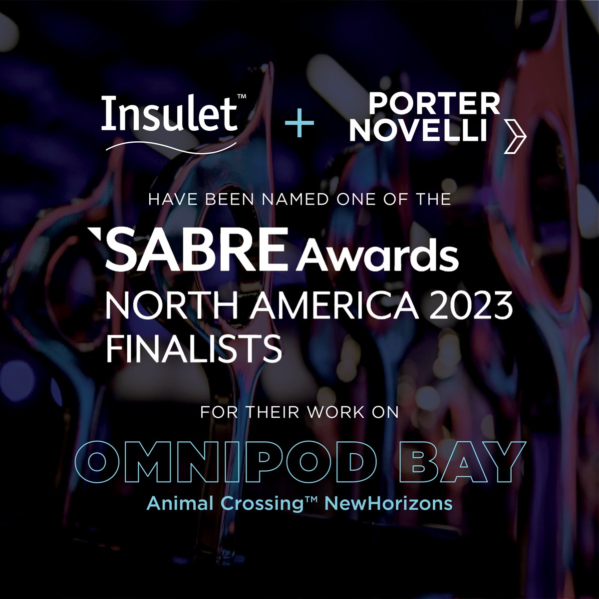 porternovelliNA's tweet photo. We are absolutely thrilled to be a 2023 @Provoke_News SABRE Award Finalist in the Pharma/Rx category. Congratulations to our healthcare team for their fantastic work with Insulet. #PNProud #SABREAwardsNA https://t.co/wgckv7WQlN