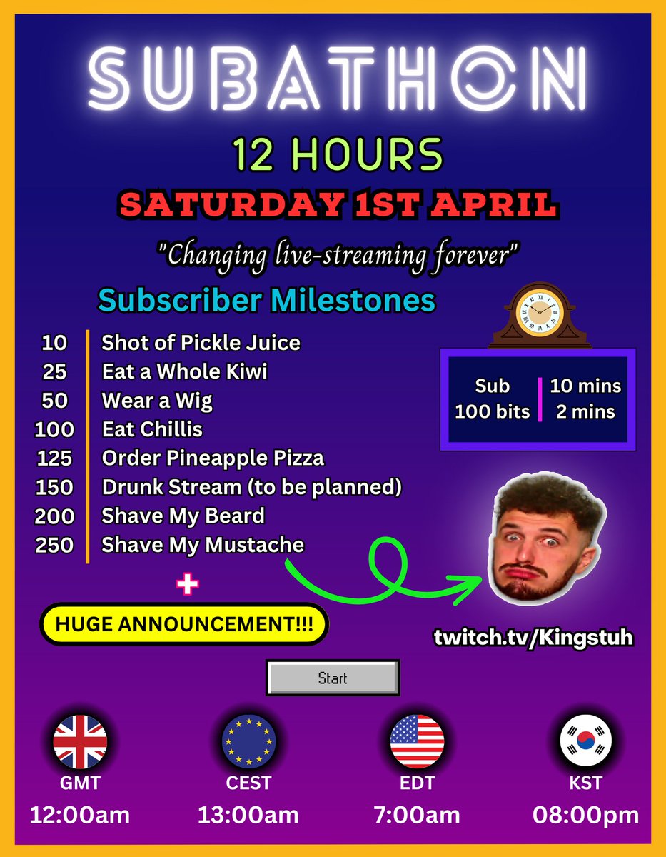 Kingstuh_'s tweet photo. The time is now people!
I will be announcing a business idea I have been pursuing since 2019, along with which country I moved to and much more!
Saturday 1st of April I will be playing @VEILEDEXPERTS all day with drops enabled!
link: https://t.co/iIDfFPgU6f
#VXPartner https://t.co/EkOvugbpTl