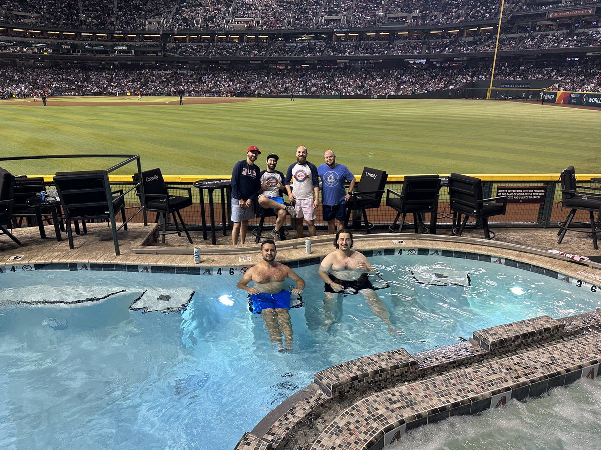 OTB_Baseball's tweet photo. This year, team @OTB_Baseball made it back to the #CactusLeague and nearly every game of @WBCBaseball Pool D play in Pheonix! @AFineGlance @otbb_max @OTBB_Sean https://t.co/R7Ar2H6oXR