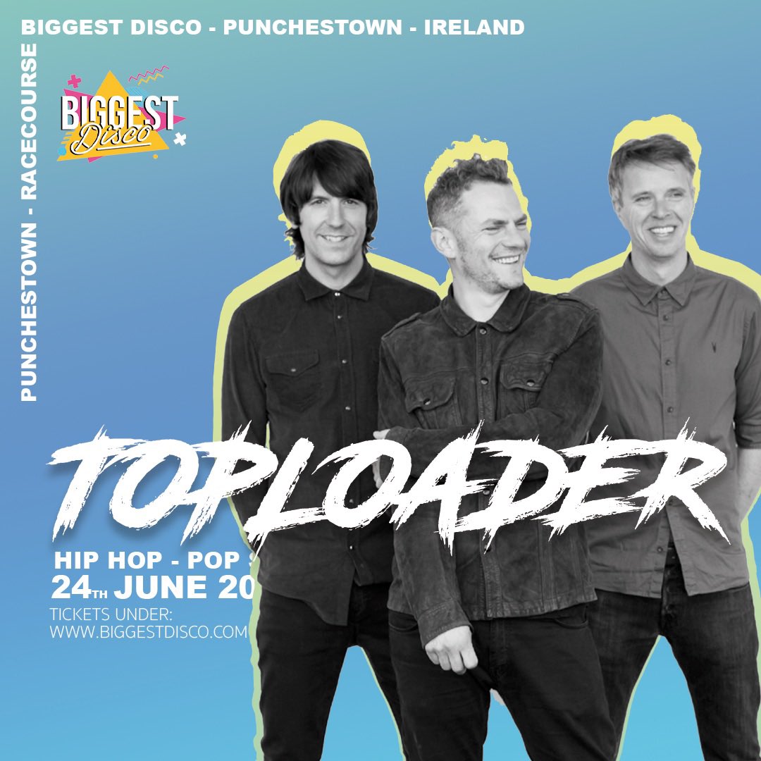 Biggest disco festival, Punchestown Racecourse 24.06.2023

Performing at POP stage 

They are best know for their single 
“Dancing In The Moonlight” youtu.be/0yBnIUX0QAE

More info and tickets : biggestdisco.com
