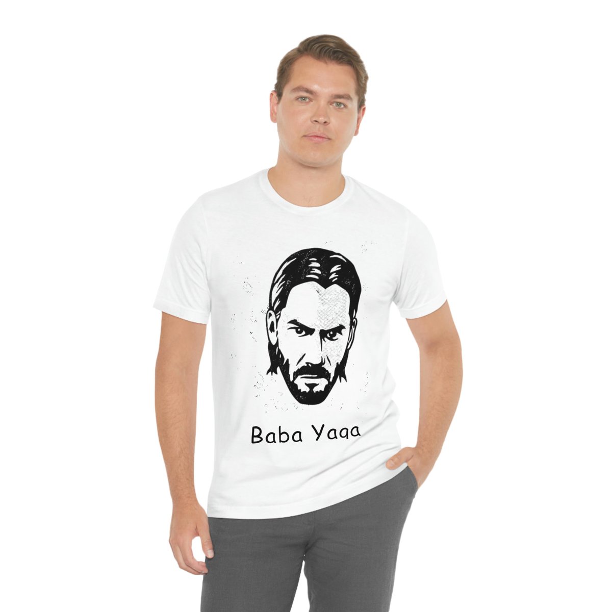 sindisndlovu's tweet photo. Unleash your inner Baba Yaga with our exclusive John Wick tribute t-shirt! Bold, comfortable, this t-shirt is a must-have Get yours today and become part of the legend https://t.co/G2kNfMS4mI. #JohnWick #AUSvECU #SurvivorAU #TearsoftheKingdom https://t.co/auiR1U77Bm