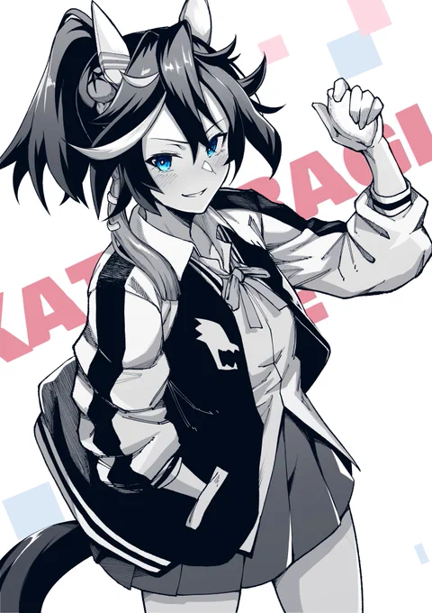 カツラギエース(纏流子衣装)#ウマ娘 