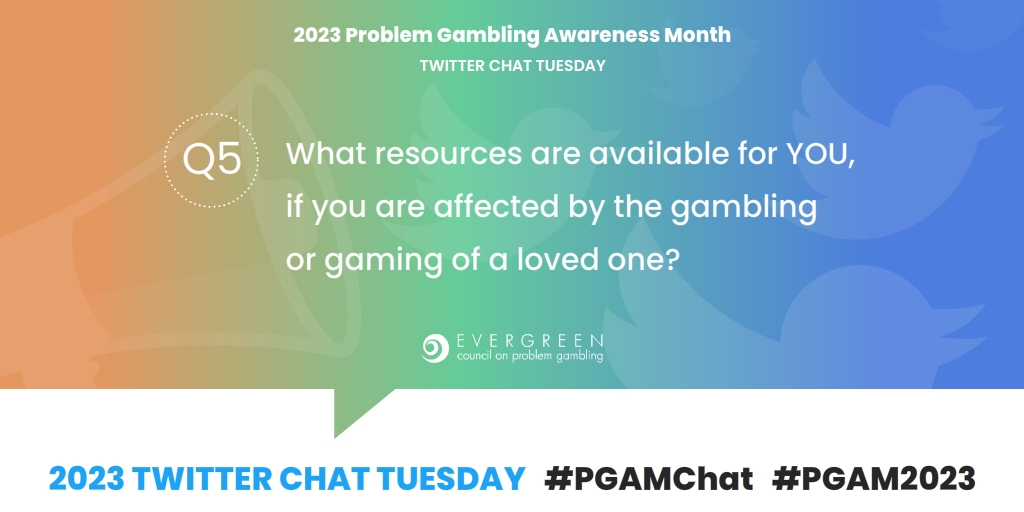 EvergreenCPG's tweet photo. Q5: What resources are available for YOU, if you are affected by the gambling or gaming of a loved one? #PGAMChat #PGAM2023 #AddictionRecovery #FamilyRecovery #Recovery https://t.co/uRIvS264dI
