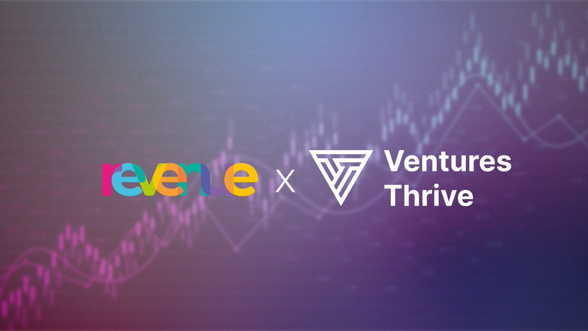 revenuegroup_'s tweet photo. 💥BREAKING! 

Revenue Capital $RVC &amp; Ventures Thrive have partnered to support deep tech startups across Europe &amp; beyond with a focus on #crypto🤝

Together will create a powerful support system for #startups to accelerate their growth &amp; increase their chances of success✅

#news https://t.co/F9Mzm6FLaU