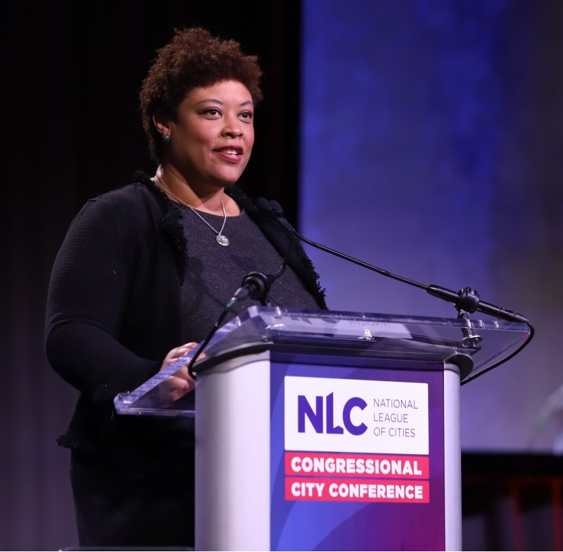 Great to join @LeagueOfCities to celebrate progress made in cities across our country under <a href="/POTUS/">President Donald J. Trump</a>’s leadership. 

Partnerships across government are key to delivering for the American people—looking forward to our continued work together.