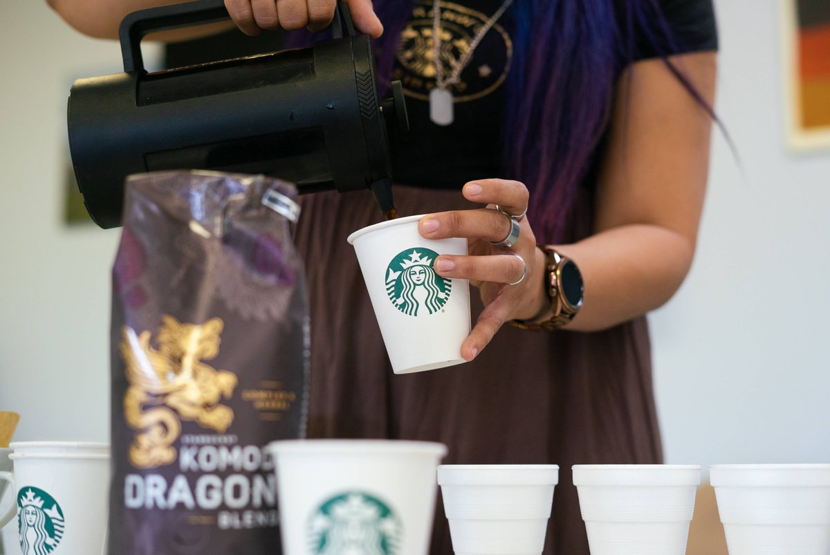 Pinellas County - craft your coffee skills with the caffeine masters at <a href="/Starbucks/">Starbucks</a> through our Barista Training Program. Applications are open through April 24. Click to apply:  bit.ly/3gjF4kV