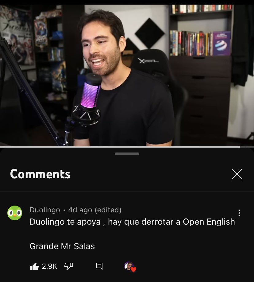 fajacobz's tweet photo. Not @duolingoespanol uniéndose para exponer a #OpenEnglish 😂 btw, por favor no caigan en la estafa que por lo visto es OE. https://t.co/KUD2SHGbdZ