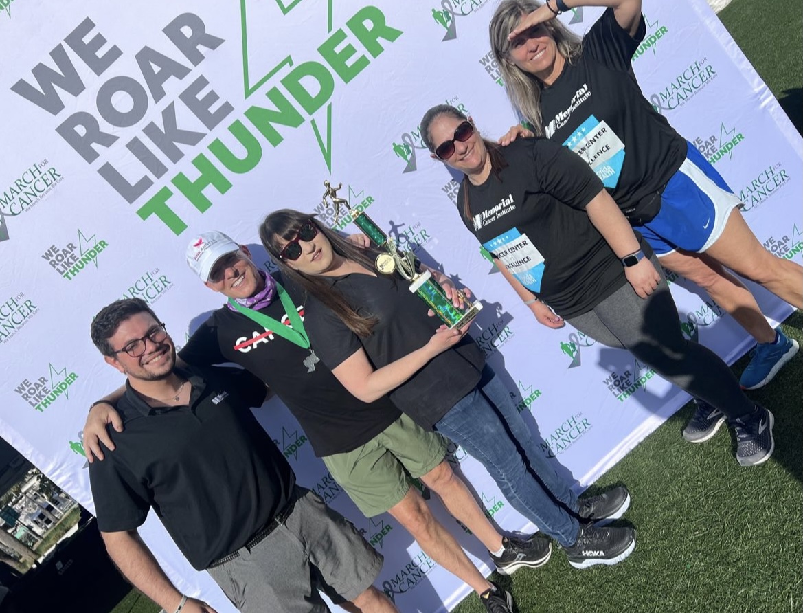 The #MarchForCancer this past weekend was amazing!  Congratulations to Team #MCI for winning the first-place trophy!  It is a great feeling seeing everyone's efforts come together to impact the lives of our patients in an extremely positive way! #MemorialCancerInstitute