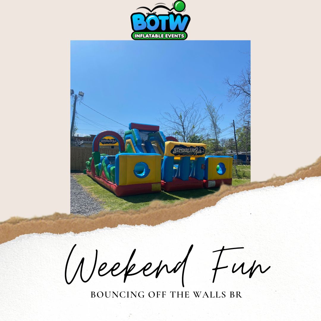 bouncing_br's tweet image. Adrenaline Run Obstacle Course in Baton Rouge | Bouncing off the Walls Br. #inflatablerentals #waterslide #obstaclecourse