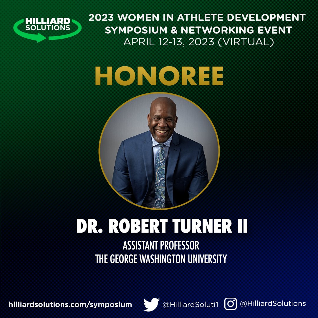 robertturnerphd's tweet photo. Join me at @HilliardSoluti1's 2023 Women in Athlete Development Symposium and Networking Event on April 12-13 to network and honor past and present speakers!
Buy your ticket today: https://t.co/sMrNR0nT8S
#HilliardSolutions #WomenInAthleteDevelopment #Athlete #Networking https://t.co/vwgn5ef5L9