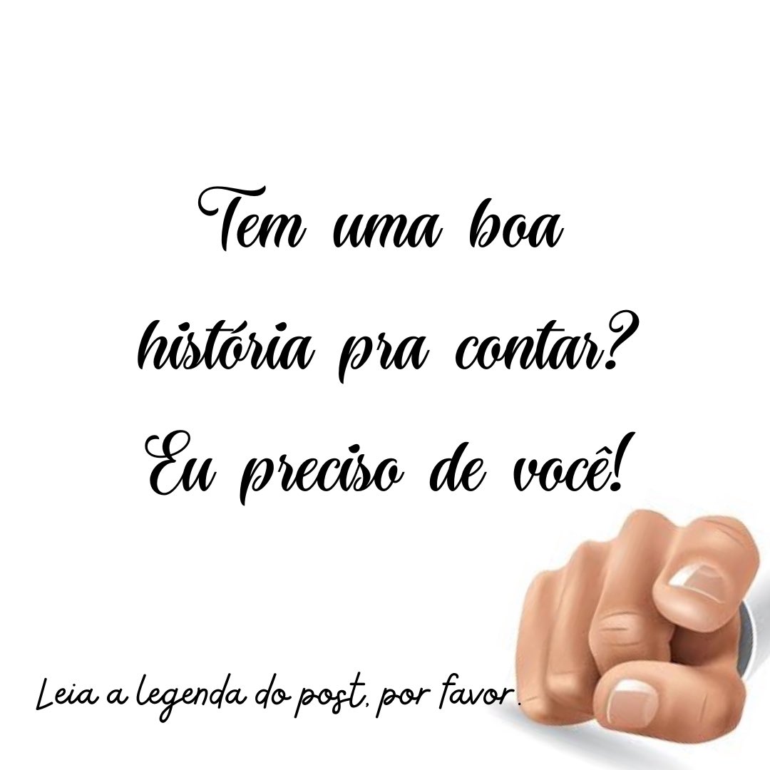 Pessoal, estamos escrevendo o roteiro da próxima temporada do podcast. Tem alguma história boa pra compartilhar? Não somos o <a href="/FabioPorchat/">Fabio Porchat</a> (beijo, seu lindo!), mas queremos te ouvir! ❤️