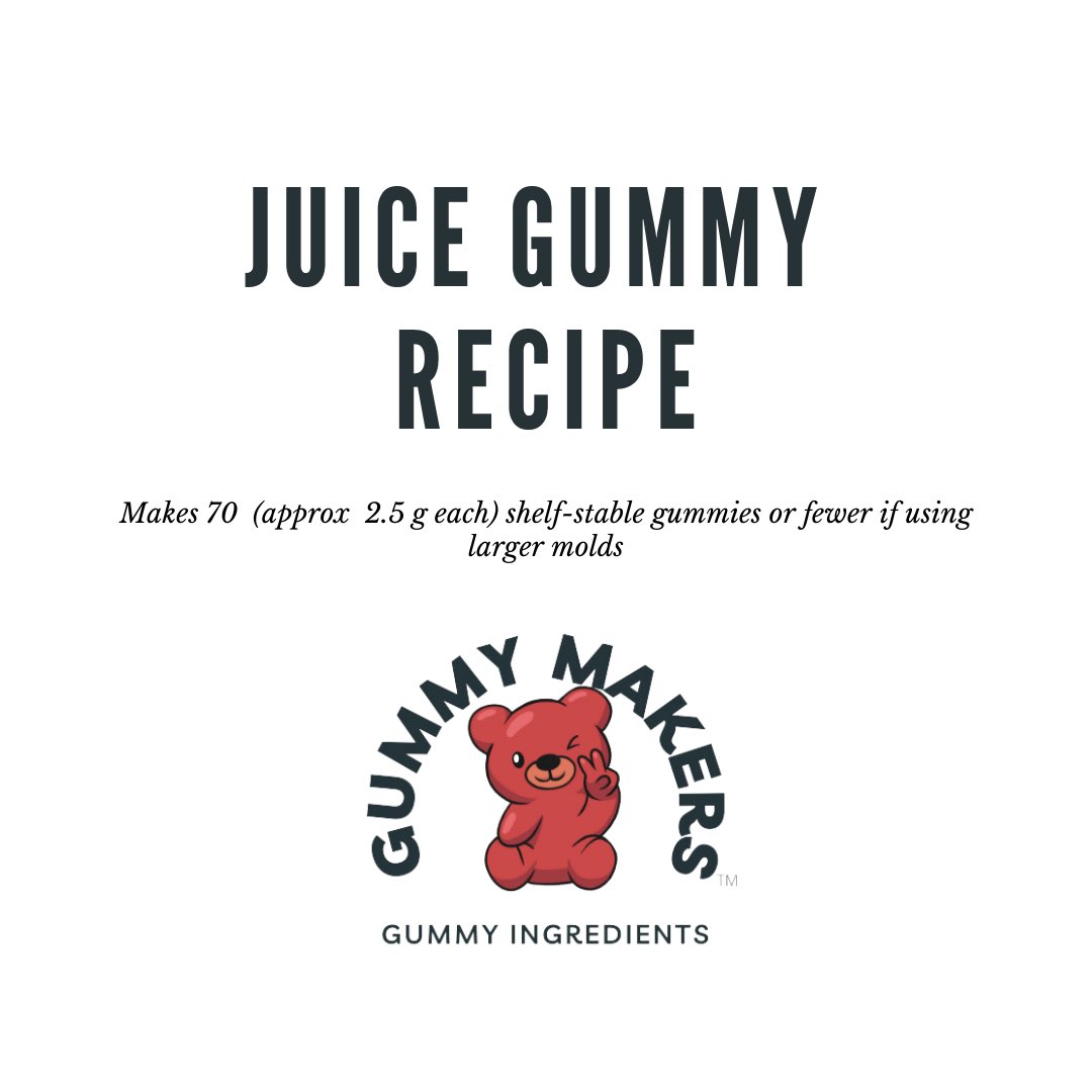 GummyMakersca's tweet photo. Check out our Juice Gummy Recipe! 

#gummynutritionlab #gummy #gummies #gummybears #gummycandy #canada #canadian #edmonton #yeg #edmontonbusiness #yegbusiness #nutraceutical #manufacturer https://t.co/jzbQAslgxH