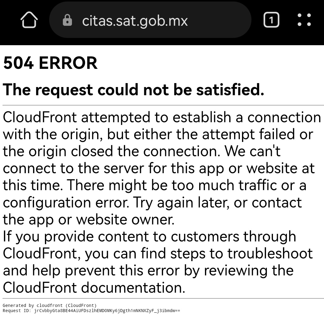 ADPalacio99's tweet photo. @citasSAT12 ¿Está fallando o es mi Internet? 👀 https://t.co/ZXrcrLIIRO