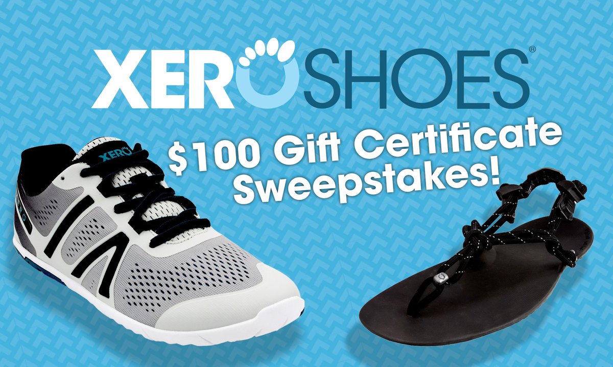 Barefoot Shoe lover? Enter to *WIN* a $100 XeroShoes.com gift certificate -- xeroshoes.com/win100