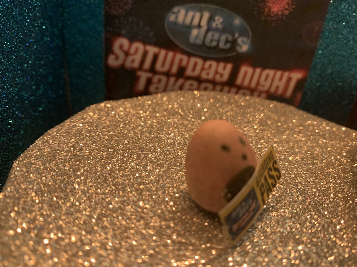 JJSHarrop's tweet photo. @itvtakeaway @antanddec.   Ant &amp; Dec’s Saturday night takeaway made for the school egg decorating competition tomorrow. By Xander (10) and Poppy (8) The likeness is uncanny! 🤣 #antanddec #SaturdayNightTakeaway #itv https://t.co/1SBPMGEo28