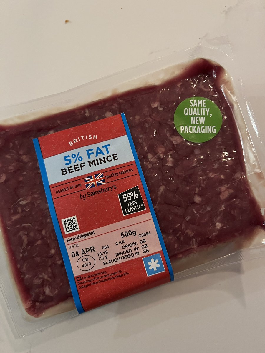 Just bought some mince from Sainsbury’s and the packings changed to recyclable plastic <a href="/sascampaigns/">Surfers Against Sewage</a> this must be after your campaign! 😀👏
