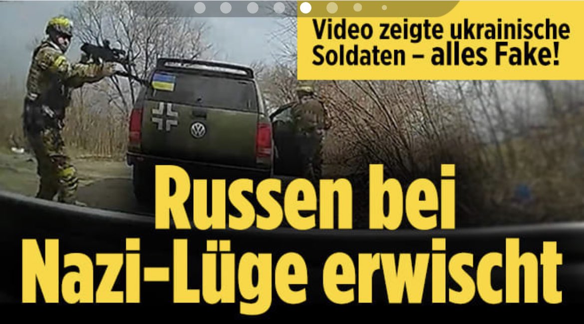 JulianRoepcke's tweet photo. Fake-Video mit falschen Ukraine-Soldaten
Russen bei Nazi-Lüge erwischt
https://t.co/NPzJQEdv8z https://t.co/zYa1UmBo6k