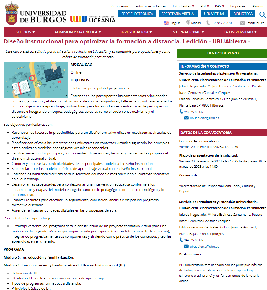 ediazsan's tweet photo. Curso online tutorizado https://t.co/hEn63x6ybP
Diseño instruccional para optimizar la formación a distancia
Guía didáctica https://t.co/mAwDn3iFuS

@CorcueraMary @rosamapadilla @hablelearning @NeiraCharo @rosamayo @albertoalbarran @robudgerigar @lmrey84 @juanrcuadros @jrubio_r https://t.co/2021oIGehA