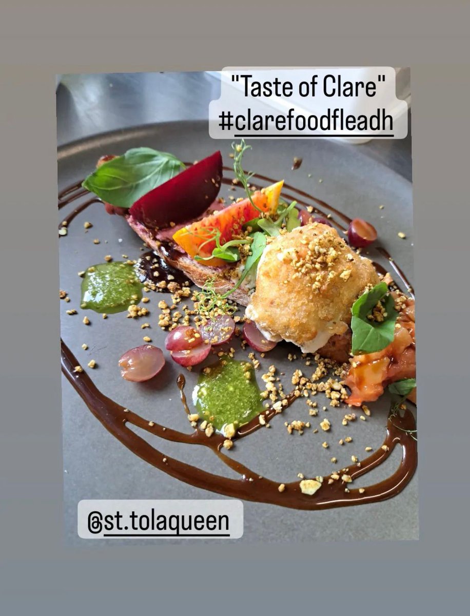 "A Taste of Clare"💙💛..
<a href="/ClareFoodDrink/">Clare Food & Drink Fleadh</a> <a href="/ClareTourism/">VisitClare</a> <a href="/EnnisChamber/">Ennis Chamber</a> <a href="/GoodFoodIreland/">Good Food Ireland®</a> <a href="/StTolaCheese/">St Tola Goat Cheese</a> 
#clarefoodanddrinkfleadh2023
#clarefoodies#visitclare