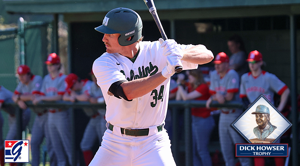 HowserTrophy's tweet image. Our @NCBWA National Players of the Week are:
Hitter: 3B Kris Armstrong, @JUBaseball
Pitcher: LHP Kyle McCoy, @TerpsBaseball
Complete release: ncbwa.com/a/bcbfc6e1