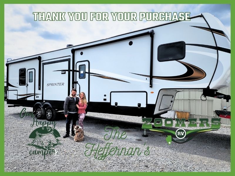 Congratulations to the Heffernan's on their new RV! The Heffernans drove all the way from Montanta for this purchase! We appreciate your business and hope you have safe travels back home! #rvsales #newrv #rvlife #rvdealer