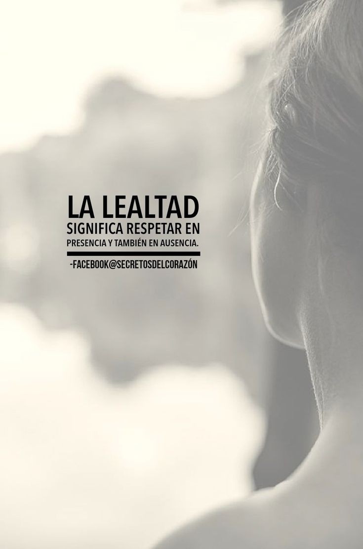 El significado de lealtad 🤓
