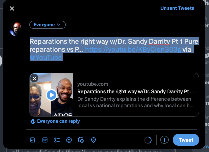 MONTYOG's tweet photo. #pureReparations shouldn't be morphed , shackled nor draped in blatant half truths #gotTIME
the criteria hasn't changed . but the message has been bastardized #FromTheBUNKER
Reparations the right way w/Dr. Sandy Darrity Pt 1 Pure reparations vs P... https://t.co/dBe5ZQ6wl3 https://t.co/l9d33wxwJf