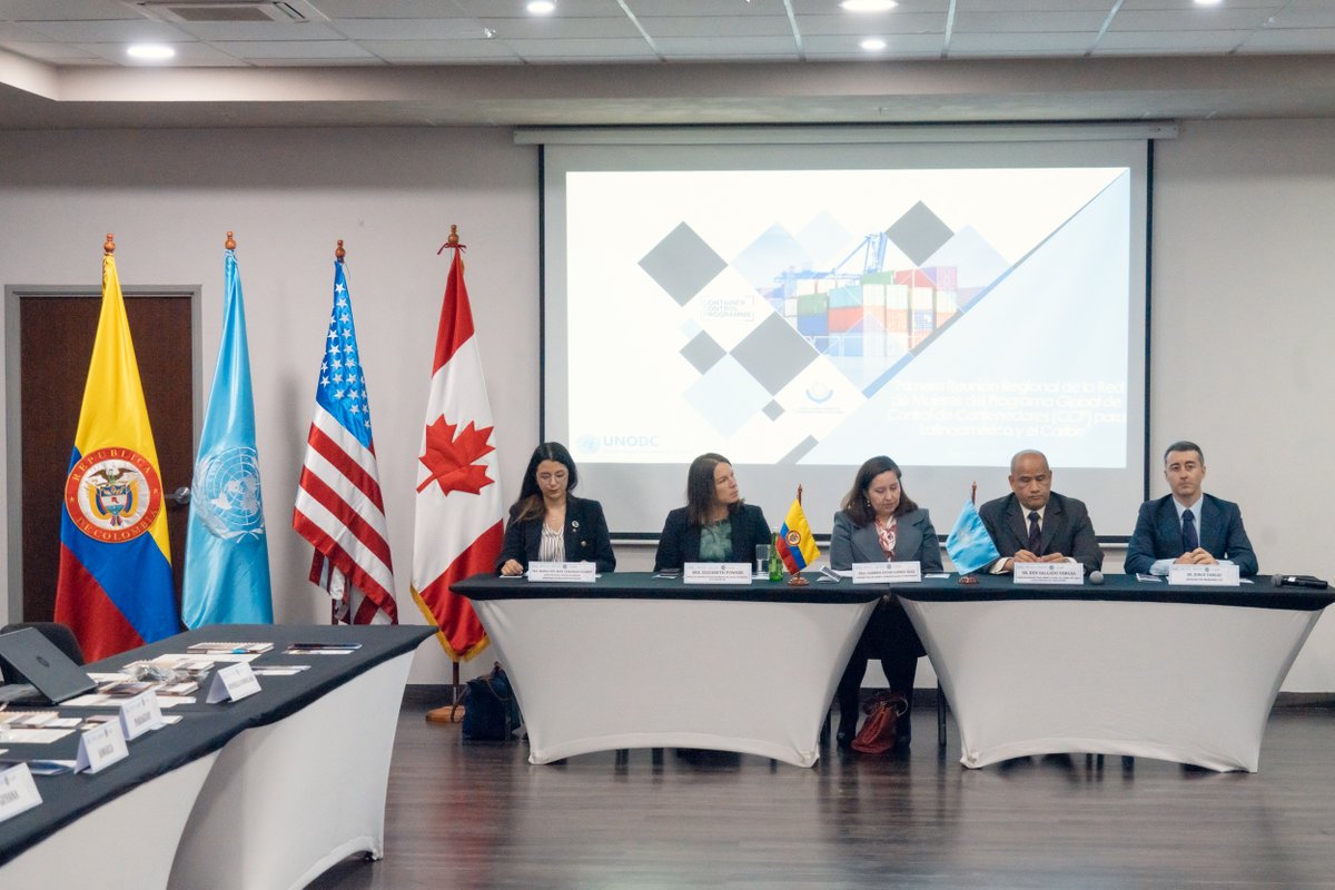 UNODCROCOL's tweet photo. #Colombia 🇨🇴 | En #Bogotá se llevó a cabo la 1⃣ Reunión Regional de la Red de Mujeres de @UNODC_WCO_CCP para Latinoamérica y el Caribe, donde participaron funcionarias de las unidades de control portuario de 🇧🇴🇧🇷🇨🇷🇪🇨🇸🇻🇬🇾🇯🇲🇵🇾🇵🇪🇵🇦🇭🇳🇩🇴🇨🇴 https://t.co/KyuF5Jwla6